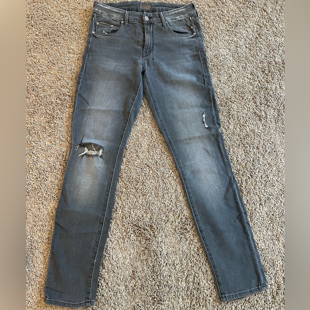 MOTHER Gray Jeans